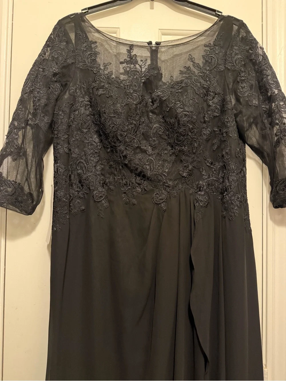 Azazie Calanthe Lace Bodice Maxi Dress A16 Size NWT - Picture 8 of 11